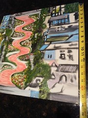 San Francisco Ca Lombard Crooked St Original Art Painting Signed By Danny Ayala