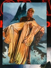 WOLFMAN – Original Rick Melton Oil Painting size – 16 1/2″ X 11 3/4″