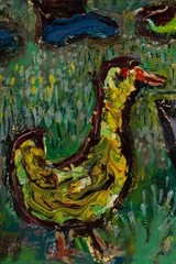 David Burliuk Masterpiece Der Blaue Reiter Oil Painting