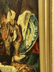 ANTQ British School Still Life With Game Birds O/C Signed M. E. Wood, Dated 1889
