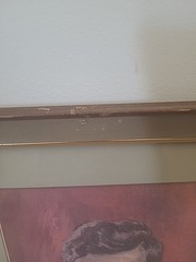 Martha Moore Unfinished Portrait JFK John F. Kennedy Vintage Signed Print Framed