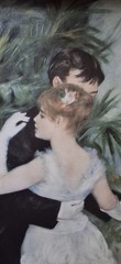 Renoir Dance In The City, Certified Reproduction, Framed, OoC, VTG, 43×23″