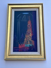 STAN JOHNSON PAINTING ILLUSTRATION CHURCH WORSHIP CEREMONY MID CENTURY LISTED