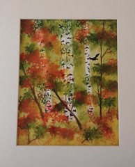 Watercolor paintings original/Signed/11×14 Mat Opening 7 1/2 x 9 1/2
