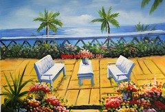 8×10″(20x26cm) 100% hand painted oil flat ,50% OFF, Ocean/Beach /OceanScape