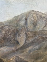 Victoria Emerle Antique 1920’s 1930’s Plein Air Desert Landscape AS-IS Painting