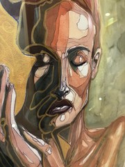 SooMee Lee Original Art – Stunning Artwork Painting from the Teacher ! 36” x 26”