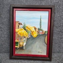 Original Art Painting Framed by Chubasscco Enmarcados Puerto Rico Tropical