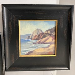 Original Mark Monsarrat Landscape Paintings – Montara State Beach & McInnis Park