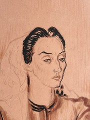 Original Thomas Handforth Art 18.5″ x 25″ -Framed 21.75″ X 28″