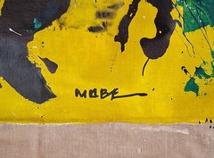 Manabu Mabe Signed Abstract Oil Painting on Canvas – Japanese Brazilian Art
