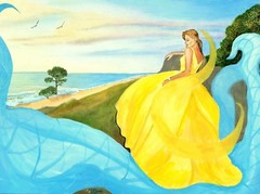 A Dreamer – Art, Painting, Giclee on Canvas 16″x12″ by Yelena Berzon