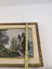 Vintage 1981 Original Oil Painting on Canvas Oregon Beauty Trudy Ingler 11″ x13″