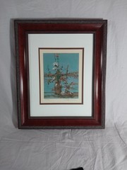 Limited Edition Watercolor Framed, 27 Of 250 Signed 15×18