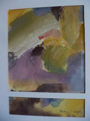 ANDY CAPES FRENCH IMPRESSIONIST ABSTRACT Nice FRANCE Artwork ABSTRACTION SIGNED