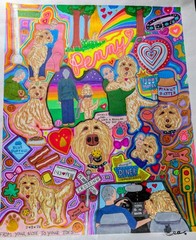 Personalized In Memory Art Neon, Colorful, Unique, Individualized For You