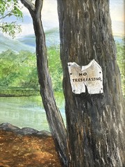 Orig. Eileen Jones Painting “Waihe’e Valley Swinging Bridge” (Maui, Hawaii) Sgn