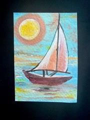 ACEO Original Artwork – mix media-textured-Original Signed Art