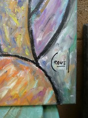 A QUIET MOMENT portrait NEW oil painting 16×20 canvas original signed CROWELL
