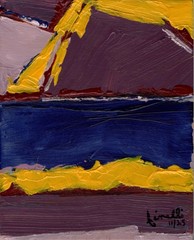 FINELLI Original Art 11×14 PAINTING ABSTRACT EXPRESSIONISM Signed Canvas COA G1G