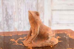 Cast Iron Amazing Frog – Rustical Cast Iron Frog – Amazing Garden Statue