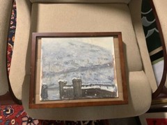 William A( Alexander) Drake Framed Oil on Artist Board(1891-1979)