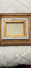 Vtg MCM Original Oil Painting Coastal Fishing Village Signed A Simpson Boat