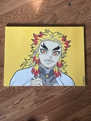 Rengoku Painting READ DESCRIPTION