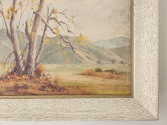 Kathryn Flanagan Antique 1920s Landscape Oil Painting Early California Plein Air
