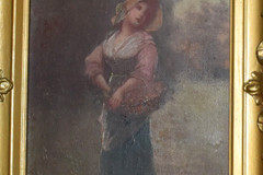 Antique J. A. McCOLVIN Victorian English Impressionist Oil on Canvas Painting