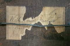 Antique English 19th C. Georgian Victorian Silhouette Portrait c.1835 Folk Art