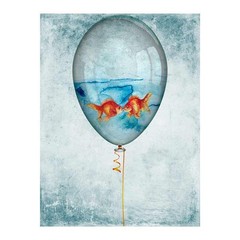 Goldfish by MJ Lew Gallery Wrapped Canvas Giclee Artwork (40 in x 30 in)
