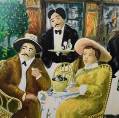 Guy Buffet Signed & Numbered „La Closerie des Lilas“ Serigraph 40×34 (110/350)