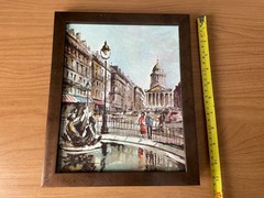 Old Painting of MADELEING by LE LONG Litho Prints on Cardboard