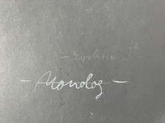 Evolution I, Wulfried Hengstenberg, 1979, Coal/Pastel, 61×48 cm