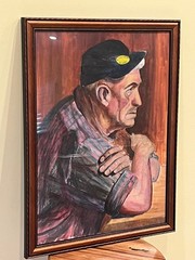 1951 OIL PAINTING OF „CASEY STENGEL“ 5 CONSECUTIVE WORLD SERIES TITLES „1949-53“