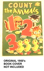 1950 BIRD CHILDRENS BOOK PAINTING COUNT ANIMALS ORIGINAL drawing art cel birds