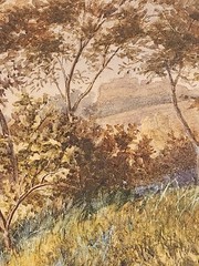 Filippo Indoni Jr. (1842-1908) – Original Watercolor Painting – Sorting Grapes
