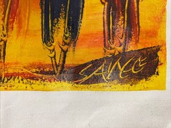 ORIGINAL Oil Acrylic PAINTING On Canvas Signed By Sawe Tribal Masai Art 9×9