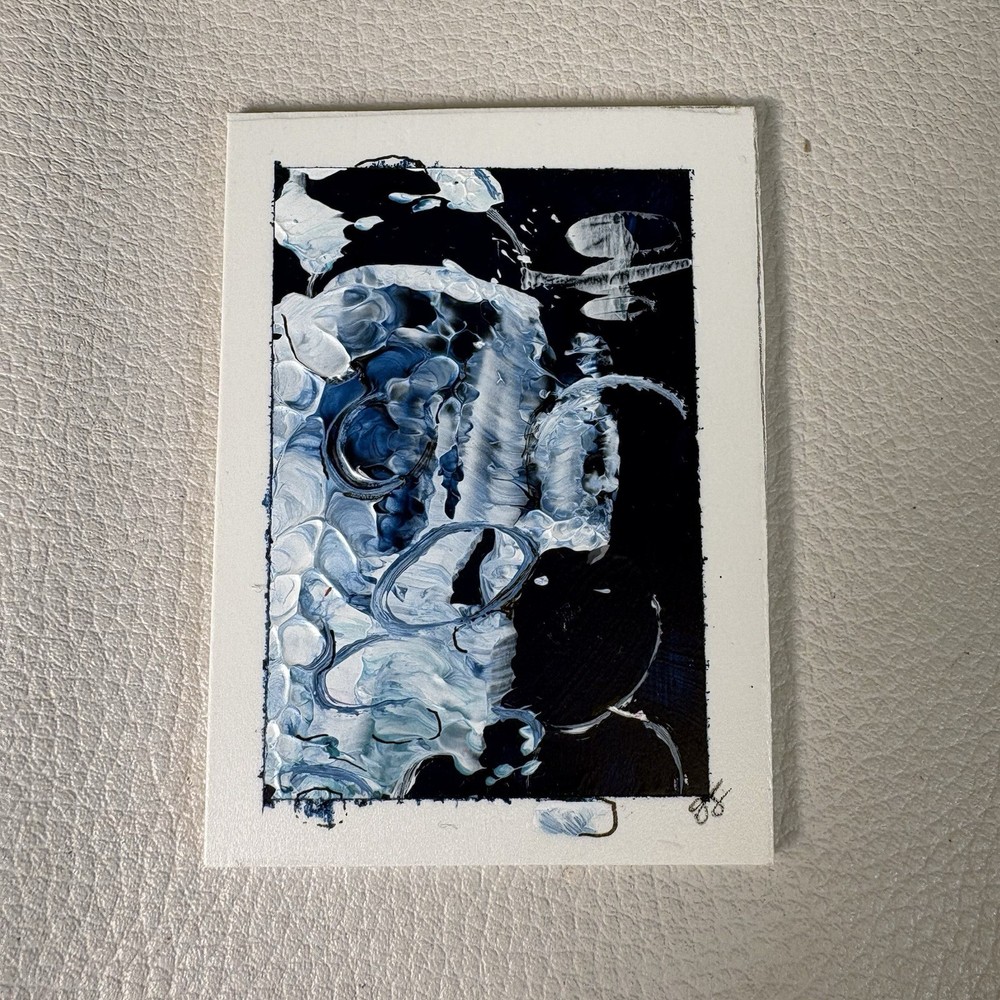 ACEO Original, CUSTOM, COMMISSION, Mini Art Painting, Abstract Style-„Bubbles“