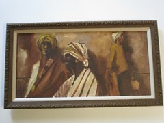 VINTAGE 1970’S OIL PAINTING PORTRAIT AFRICAN AMERICAN IMPRESSIONIST SIGNED