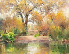 Andrew Peters Oil Painting Landscape „Papago Park“ Impressionist Guaranteed