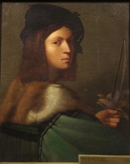 Renaissance Mannerism Italian Painting Del Piombo Circle Young Man Portrait