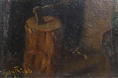 Seyfried – European School 19th Century Oil, The Birdcage