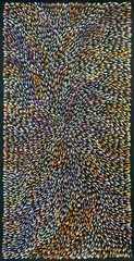 Roseanne Morton Petyar, Authentic Aboriginal Art.Size,120 x 60cm. Medicine Leaf