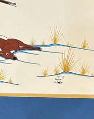 David Stephen’s Original Painting “Deer Hint” Vintage 1979