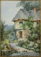 Theresa Sylvester Stannard British 1898-1947 Watercolors Animals Farm Paintings