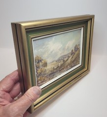 Vtg Zdeny Stodulka Signed Oil Painting Australian Impressionist Landscape Frame