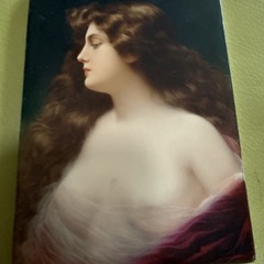 KPM portrait Of Nude Woman Dafney On Porcelain Reproduction By Meyer Bach