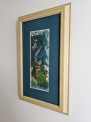 1/1 Original Signed Abstract Vintage Painting 16×10 Framed Fine Art
